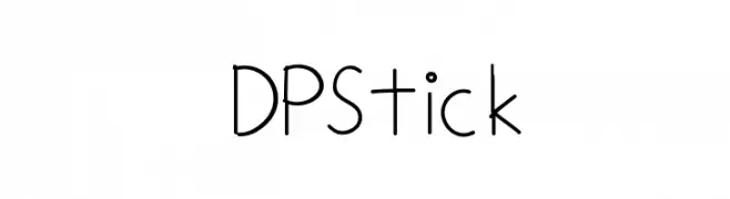 DPStick  Frei Schriftart Herunterladen