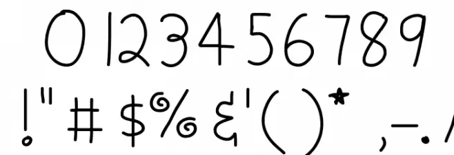 DPStick Font OTHER CHARS