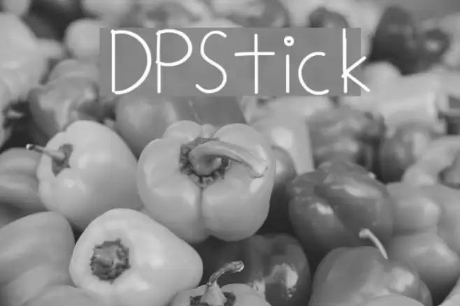DPStick Font examples