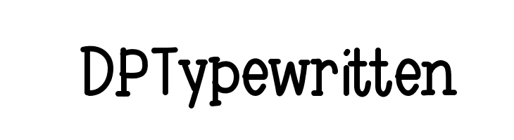 DPTypewritten Font