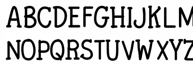 DPTypewritten Fuentes MAYÚSCULAS