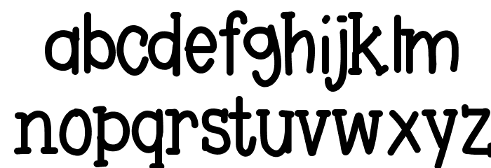 DPTypewritten Font LOWERCASE