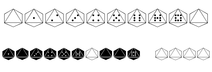 DPoly Eight-Sider Font OTHER CHARS