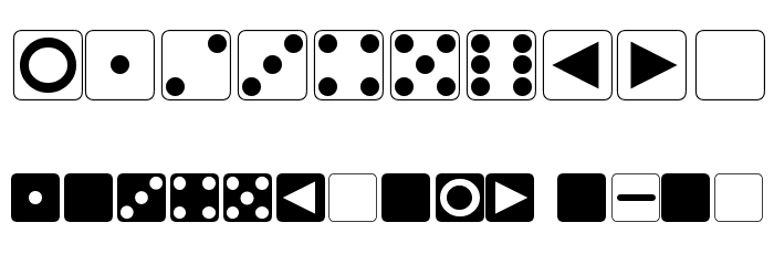 DPoly Six-Sider Font OTHER CHARS