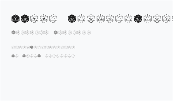 DPoly Twenty-Sider Business Card