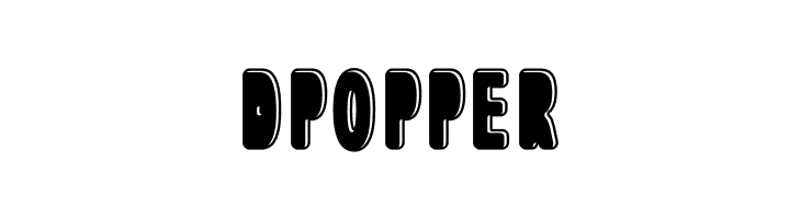 Dpopper  Frei Schriftart Herunterladen
