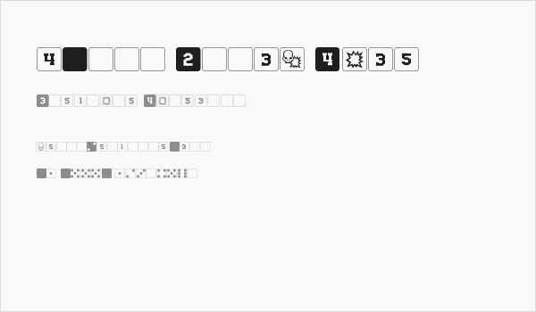 dPoly Block Dice Business Card