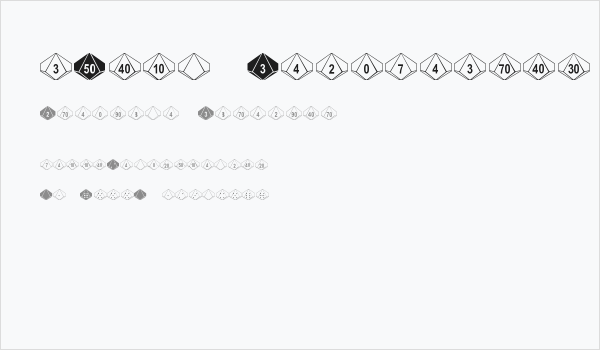 dPoly Decahedron Business Card