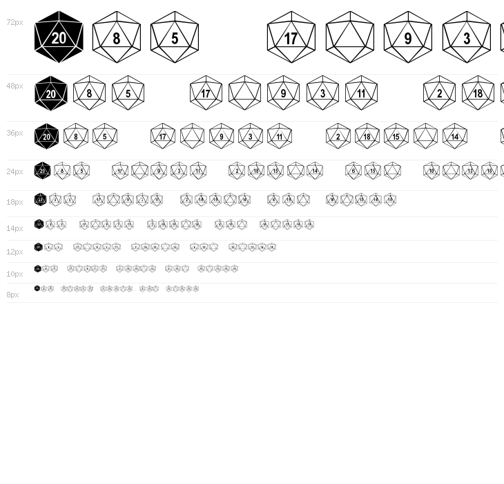 dPoly Duodecahedron Waterfall