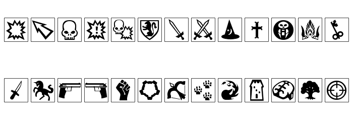 dPoly Gamedings Font LOWERCASE