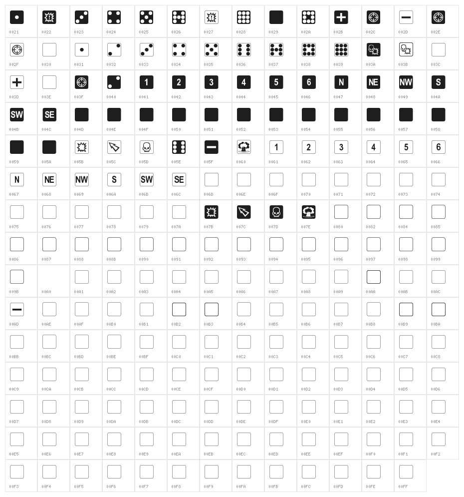 dPoly Hexahedron Rounded Character Map