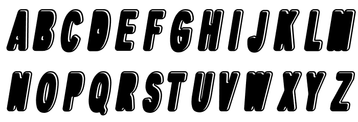 dPopper-Italic Font LOWERCASE