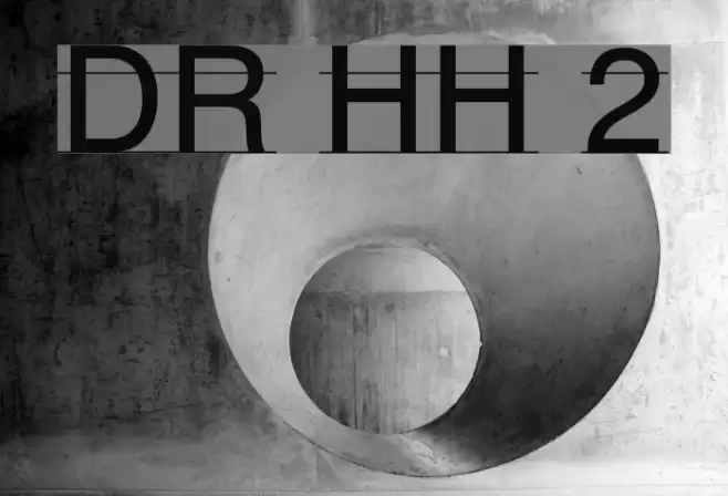 DR HH 2 Font examples