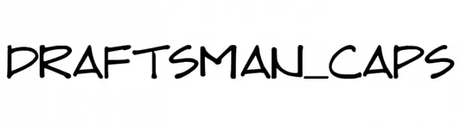 DRAFTSMAN_CAPS  免费字体下载