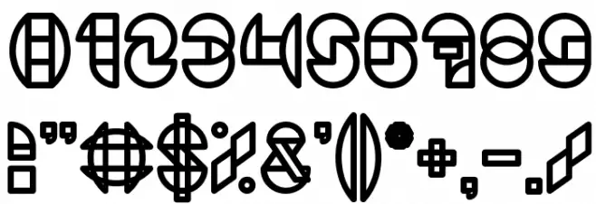 DRAGON FLY Bold Font OTHER CHARS