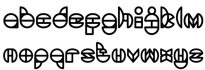 DRAGON FLY Bold Font LOWERCASE