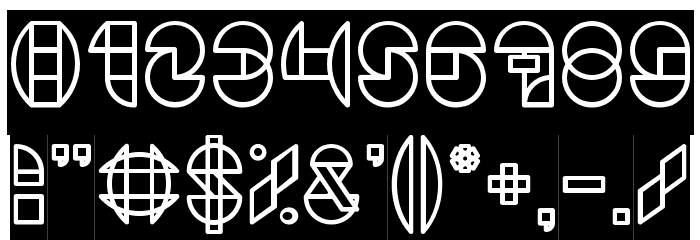 DRAGON FLY-Inverse Font OTHER CHARS