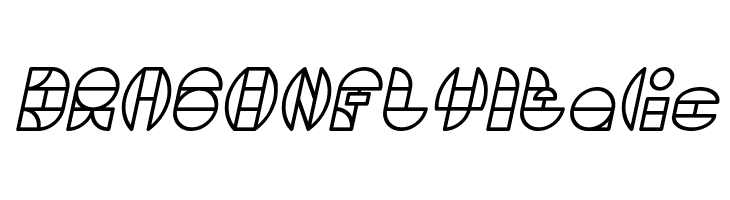 DRAGON FLY Italic  Frei Schriftart Herunterladen