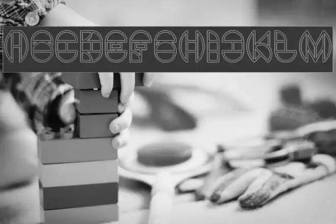 DRAGON FLY-Outlined-Hollow Font examples