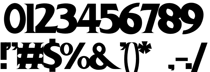 DRAGON HUNTER Font OTHER CHARS