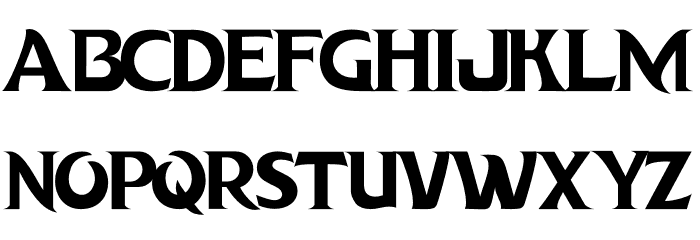 DRAGON HUNTER Font UPPERCASE