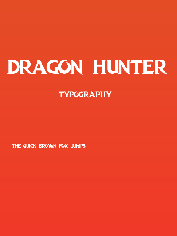 DRAGON HUNTER Poster