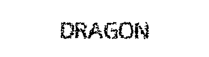 DRAGON Шрифта