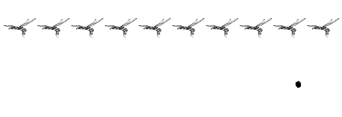 DRAGONFLY saji Font OTHER CHARS
