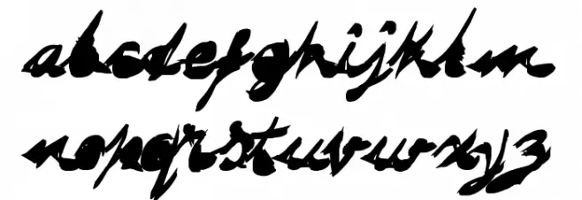 DRAGONFLY saji Font Litere mari