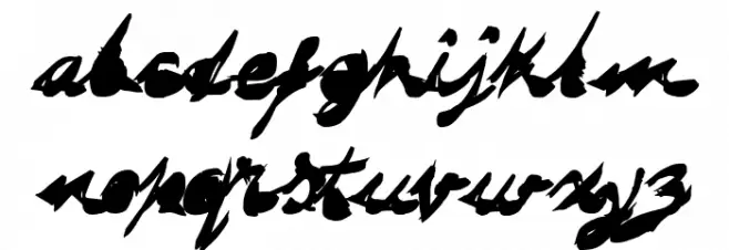 DRAGONFLY Font LOWERCASE