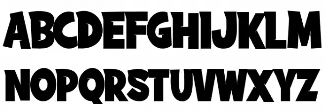 DRAGONKIDSBROKE Schriftart Groß