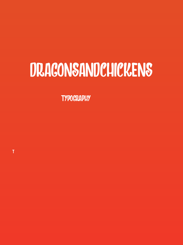 DRAGONSANDCHICKENS Poster