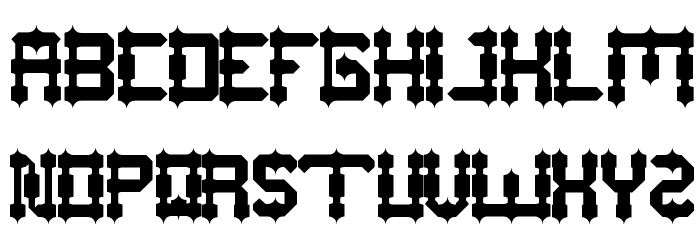 DRAKO HEART Font LOWERCASE