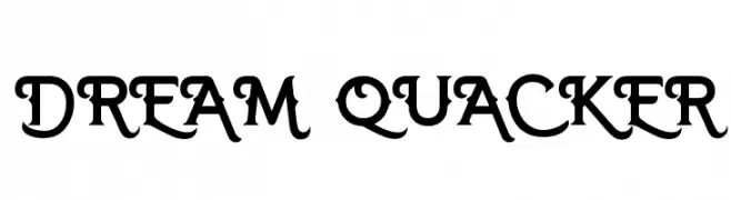 DREAM QUACKER  Fuentes Gratis Descargar