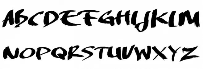 DREAMERSBRUSH Schriftart Groß