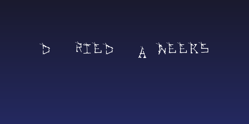 DRIED-WEEKS Social Header