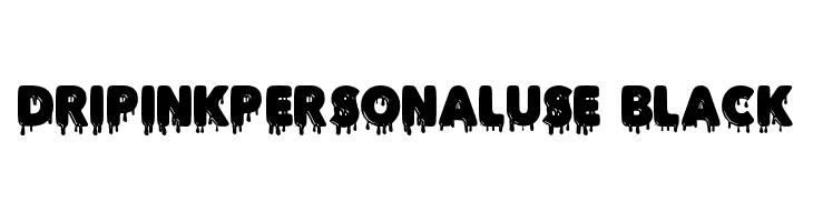 DRIPINKPERSONALUSE-Black  नि: शुल्क फ़ॉन्ट्स डाउनलोड