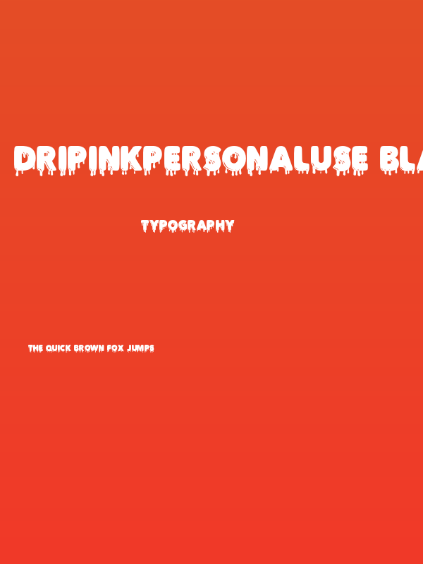 DRIPINKPERSONALUSE-Black Poster
