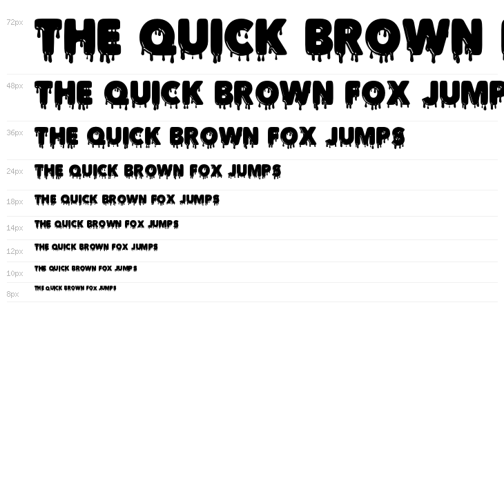 DRIPINKPERSONALUSE-Black Waterfall