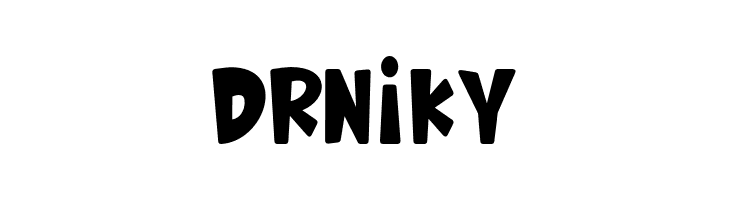DRNIKY  Free Fonts Download