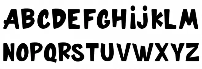 DRNIKY Font Litere mari
