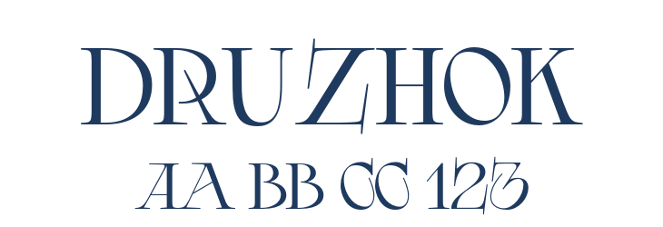 DRUZHOK Font Preview