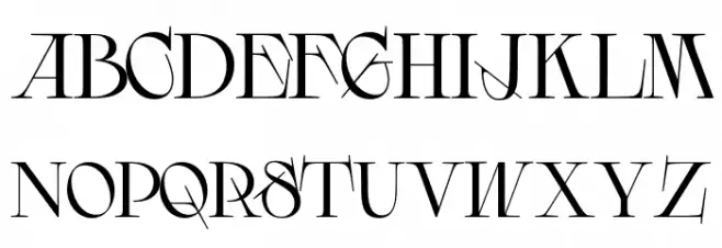 DRUZHOK Fonte MAIÚSCULAS