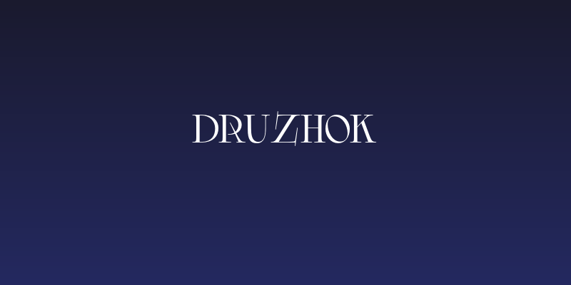 DRUZHOK Social Header