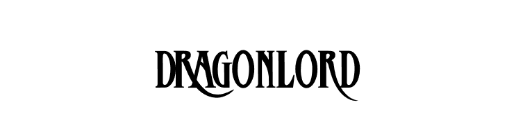 DRagonlord  Скачать бесплатные шрифты