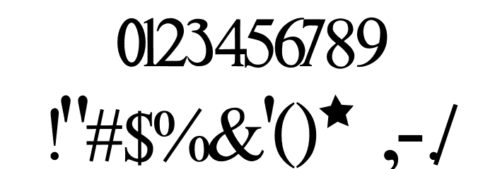 DRagonlord Font OTHER CHARS