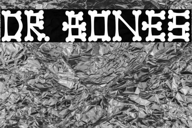 Dr. Bones Font examples