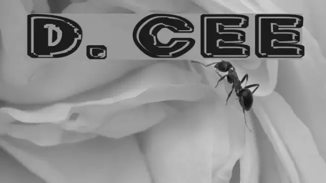 Dr. Creep Font examples