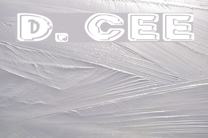 Dr. Creep Font examples