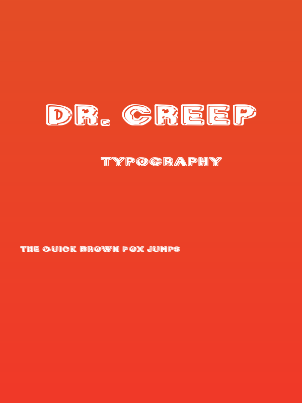 Dr. Creep Poster